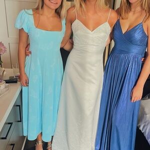 SHOW ME YOUR MUMU “mia butterfly puff sleeve” MIDI Dress